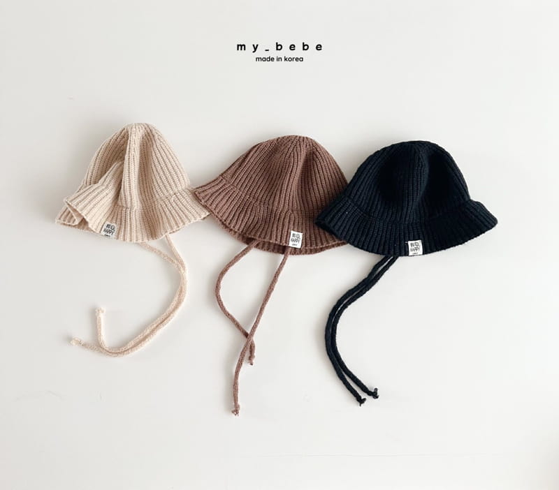 My Bebe - Korean Children Fashion - #stylishchildhood - Knit Bucket Hat - 2