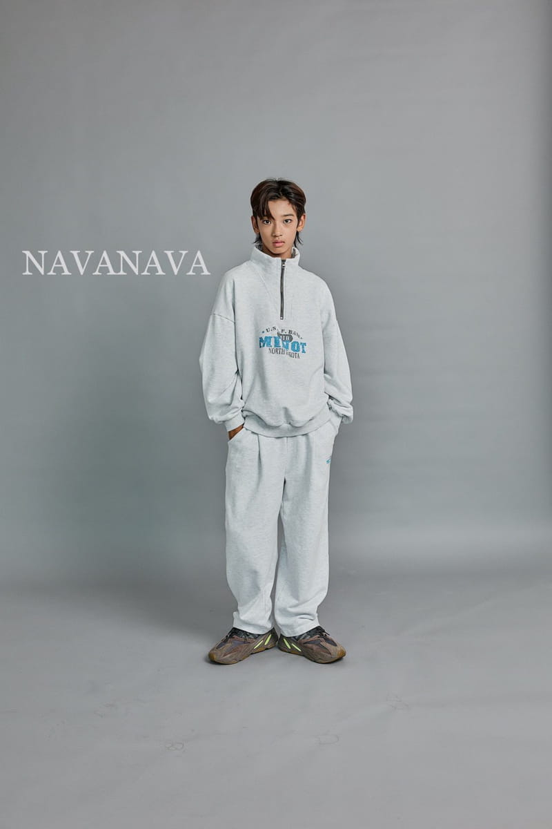 Navanava - Korean Children Fashion - #childofig - My Not Half Zip-up - 5