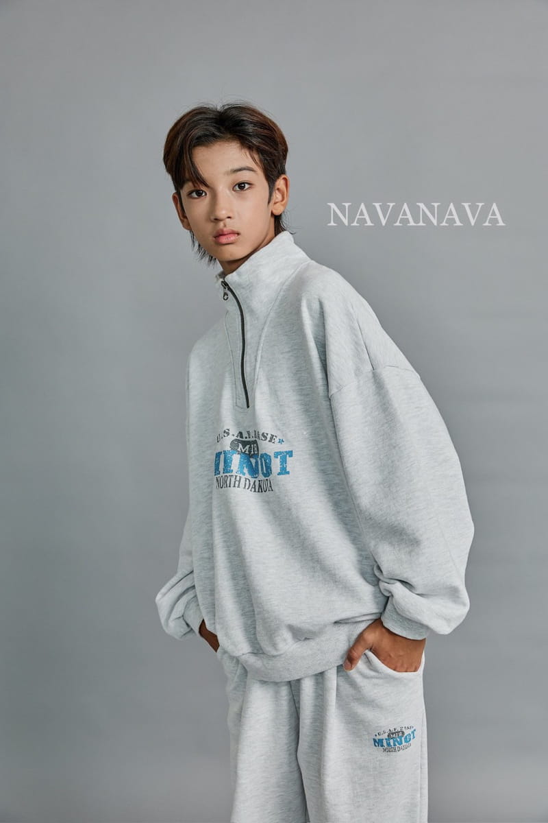 Navanava - Korean Children Fashion - #designkidswear - My Not Half Zip-up - 7