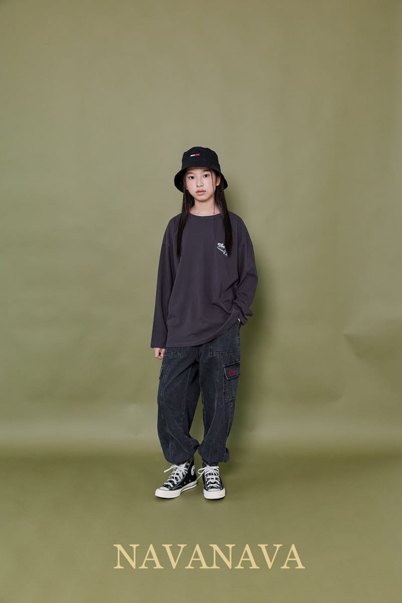 Navanava - Korean Children Fashion - #kidsshorts - Bear St Collar Tee - 5