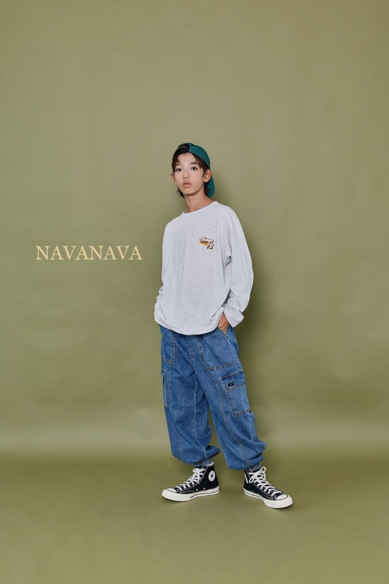 Navanava - Korean Children Fashion - #kidsstore - Bear St Collar Tee - 6