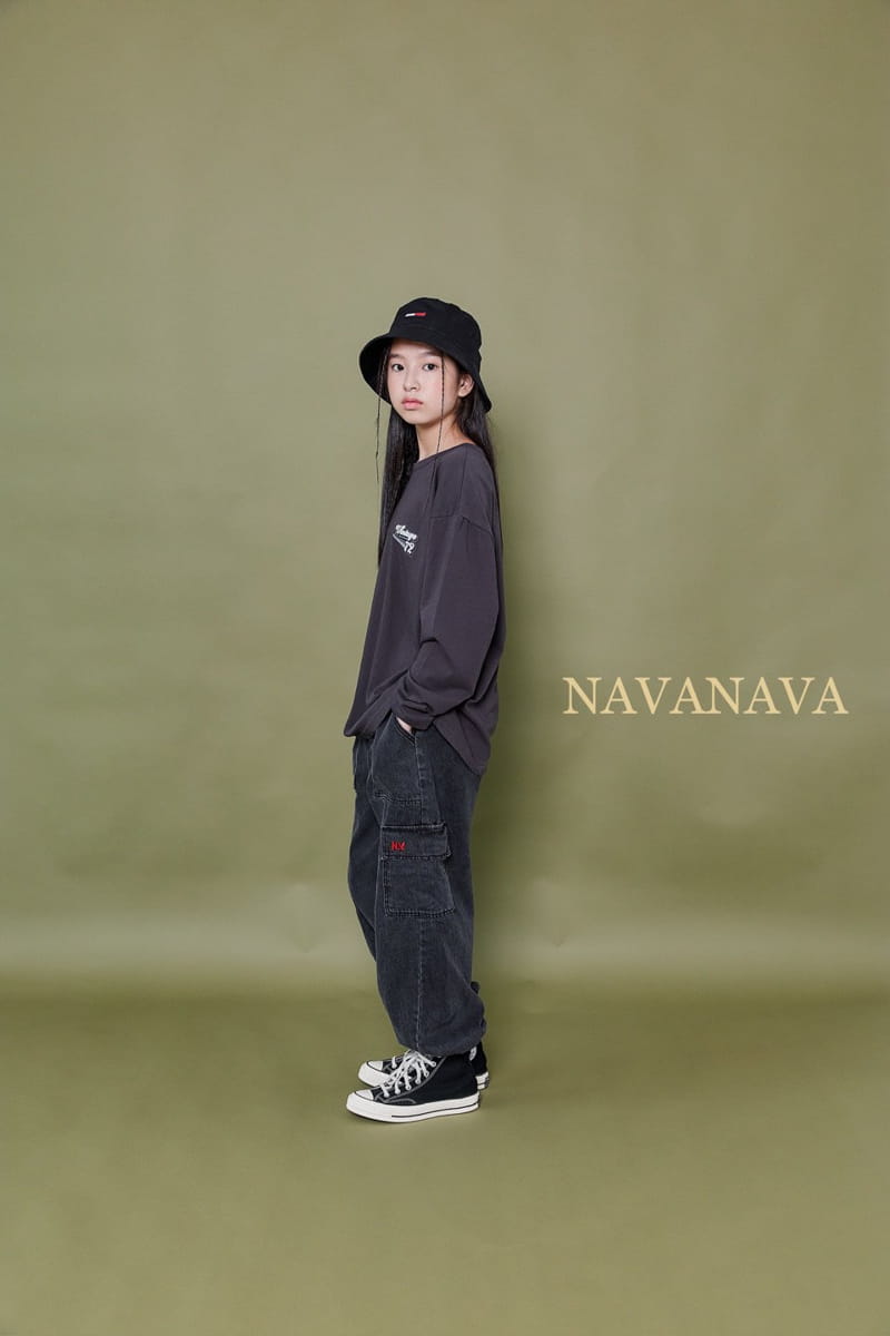 Navanava - Korean Children Fashion - #kidzfashiontrend - Bear St Collar Tee - 7