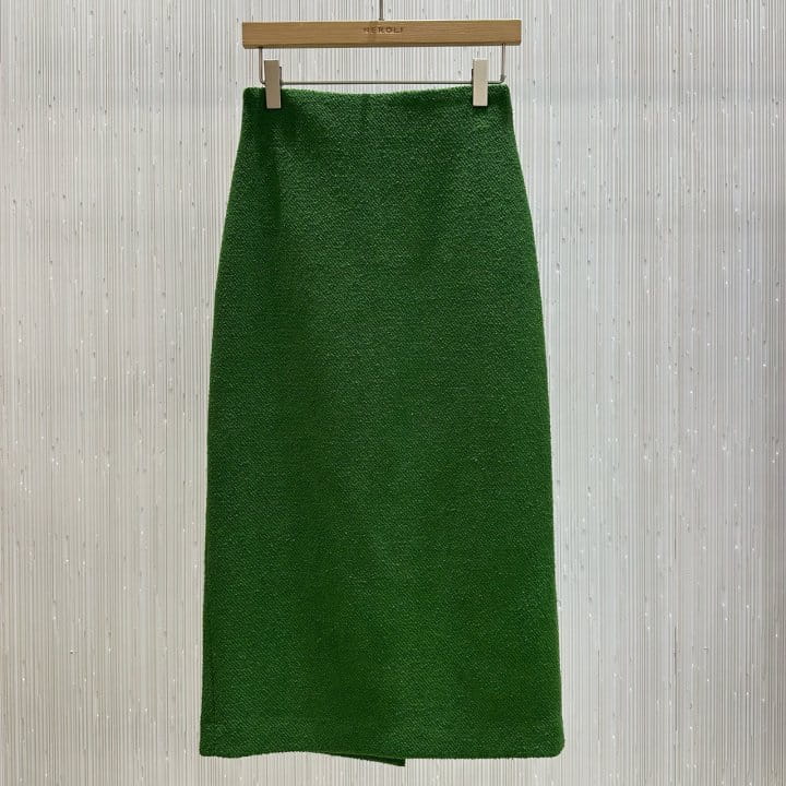 Neroli36 - Korean Women Fashion - #shopsmall - Line Twid Skirt