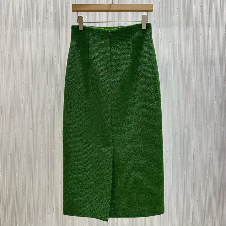 Neroli36 - Korean Women Fashion - #thatsdarling - Line Twid Skirt - 2