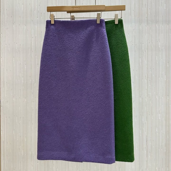 Neroli36 - Korean Women Fashion - #thelittlethings - Line Twid Skirt - 3