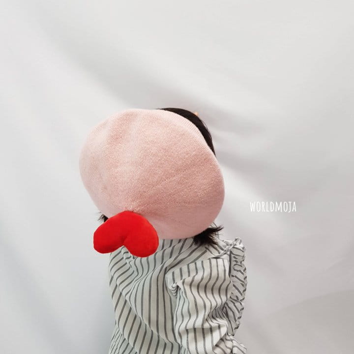 New World - Korean Baby Fashion - #babyclothing - Kid Heart Wool Beret Hat - 9