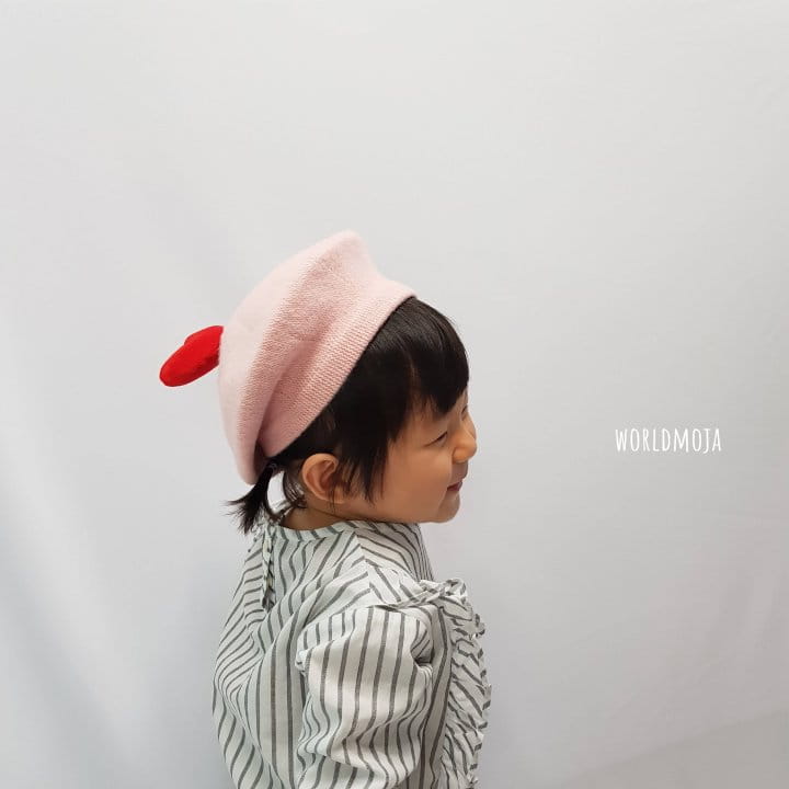 New World - Korean Baby Fashion - #babyfashion - Kid Heart Wool Beret Hat - 10