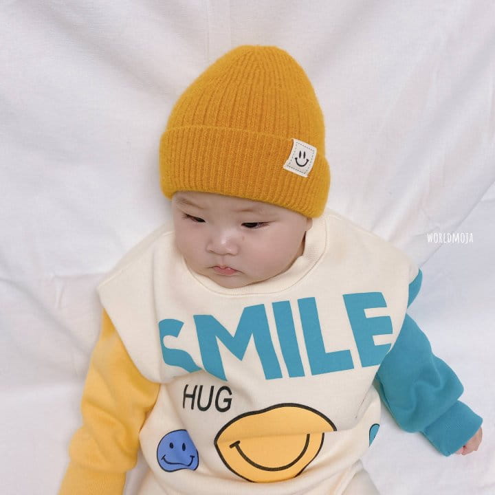 New World - Korean Baby Fashion - #babyoninstagram - Smile Lavel Short Beanie - 2