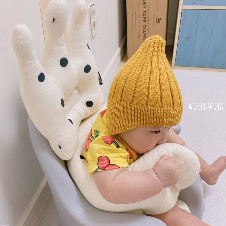 New World - Korean Baby Fashion - #onlinebabyboutique - Acryle Ear String Beanie - 3