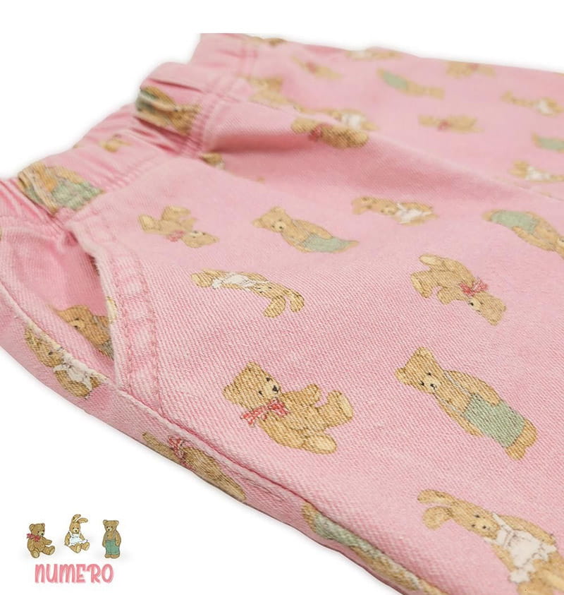 Numero - Korean Children Fashion - #kidzfashiontrend - Rabbit Teddy Span Pants - 2