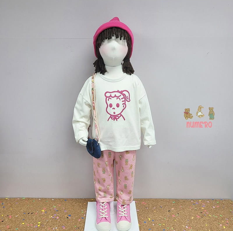 Numero - Korean Children Fashion - #Kfashion4kids - Rabbit Teddy Span Pants - 4