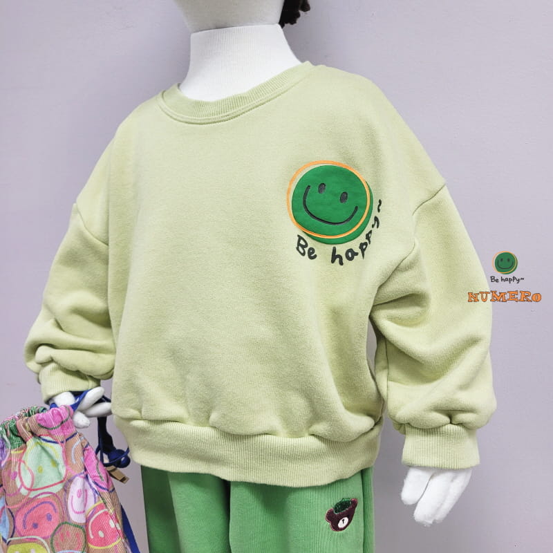 Numero - Korean Children Fashion - #magicofchildhood - Smile Sweatshirt - 9