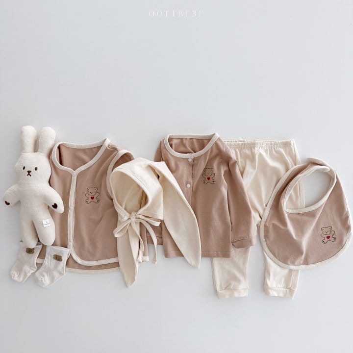 Oott Bebe - Korean Baby Fashion - #babyboutique - Sweet Modal Reversible Bib - 11