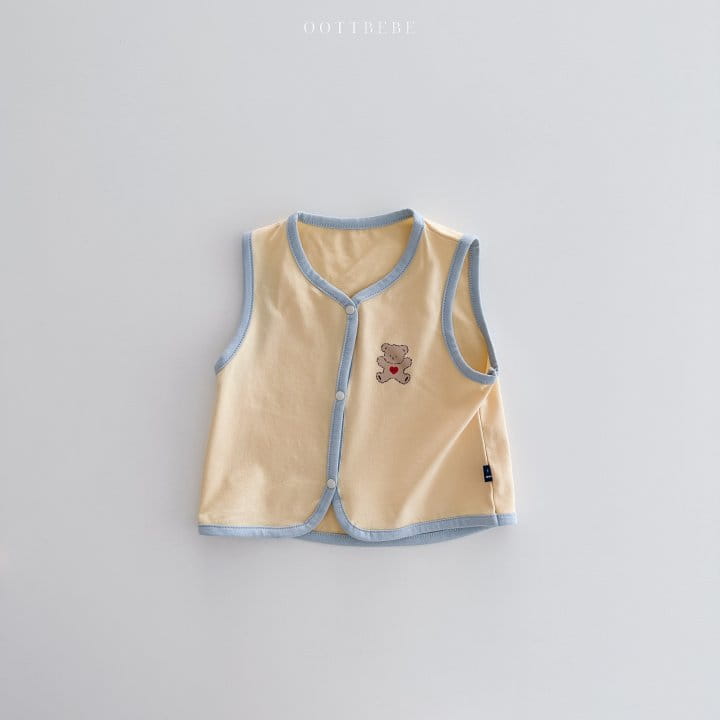 Oott Bebe - Korean Baby Fashion - #babyfashion - Sweet Modal Vest 2~12m - 3
