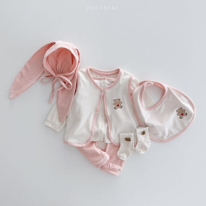 Oott Bebe - Korean Baby Fashion - #babyoutfit - Sweet Modal Vest 2~12m - 10