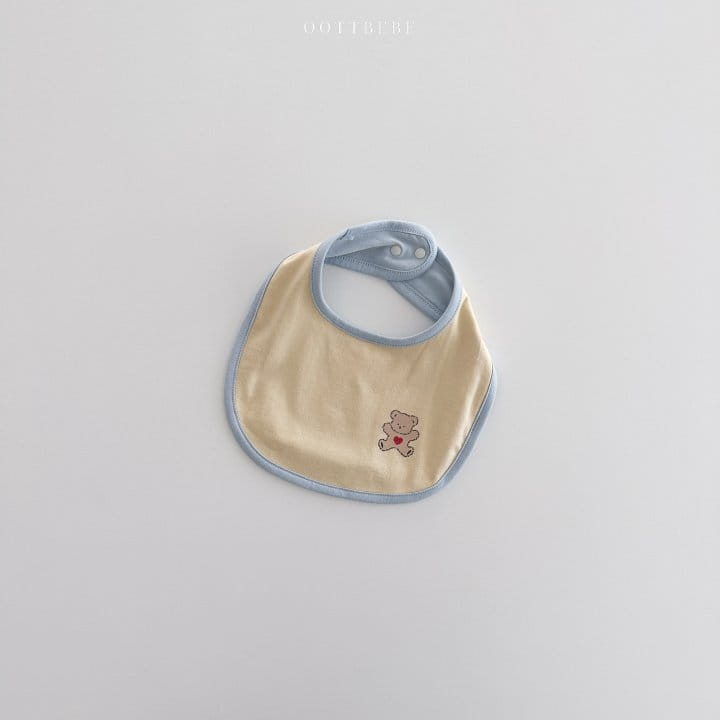 Oott Bebe - Korean Baby Fashion - #onlinebabyboutique - Sweet Modal Reversible Bib - 9