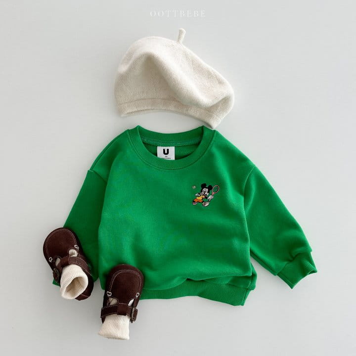 Oott Bebe - Korean Children Fashion - #magicofchildhood - Tennis M Sweatshirt