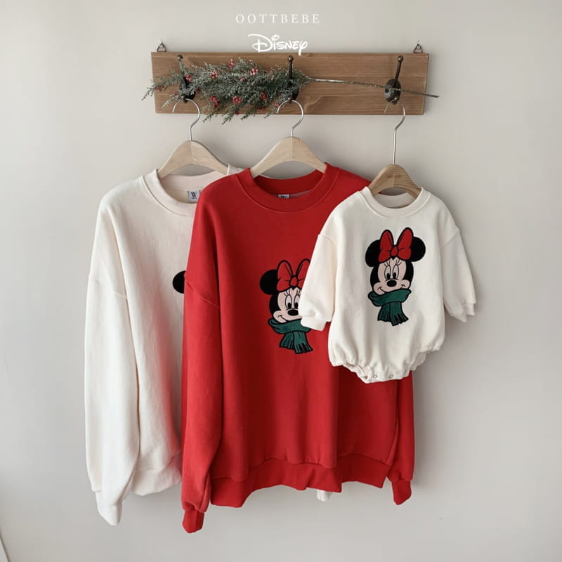Oott Bebe - Korean Women Fashion - #thatsdarling - Mom D Santa Embroidery Sweatshirt - 8