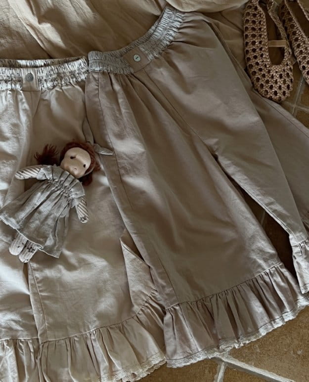 Otaly - Korean Children Fashion - #littlefashionista - Frill Pants - 2