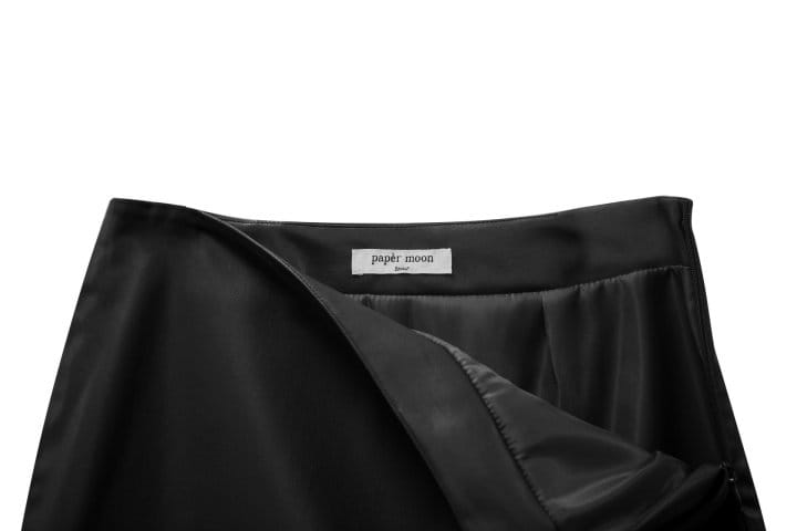 Paper Moon - Korean Women Fashion - #momslook - classic  leather mini skirt - 11