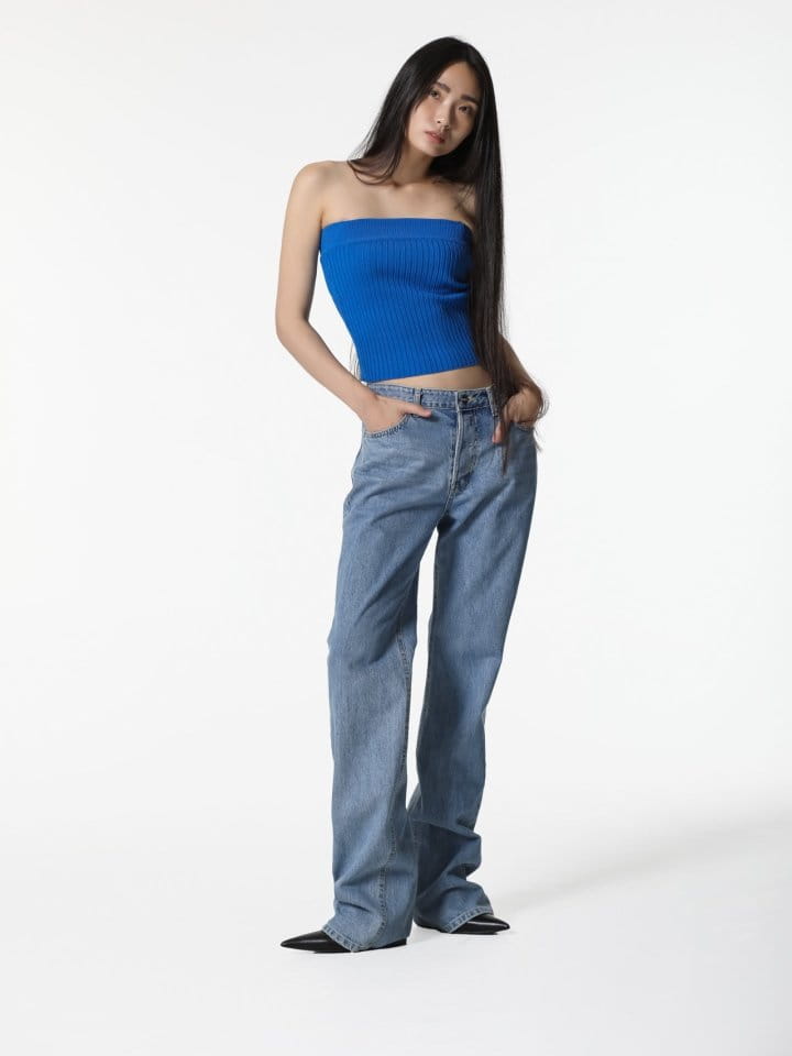 Paper Moon - Korean Women Fashion - #momslook - maxi length button fly boyfriend jeans