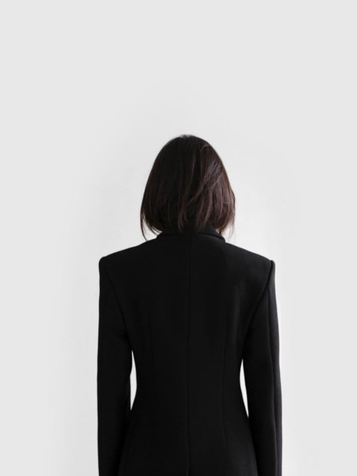 Paper Moon - Korean Women Fashion - #pursuepretty - virgin 100 % wool peak lapel tailored maxi coat - 3
