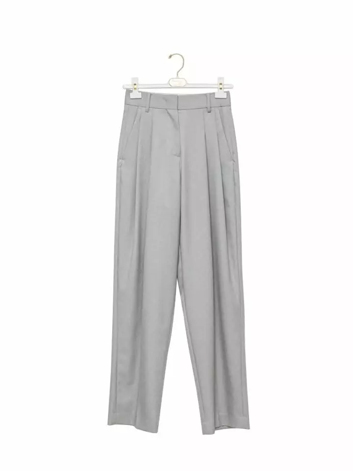 Paper Moon - Korean Women Fashion - #womensfashion - soft touch pin tuck wide trousers - 2