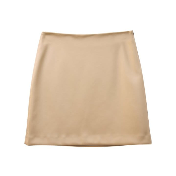 Paper Moon - Korean Women Fashion - #momslook - classic  leather mini skirt - 4