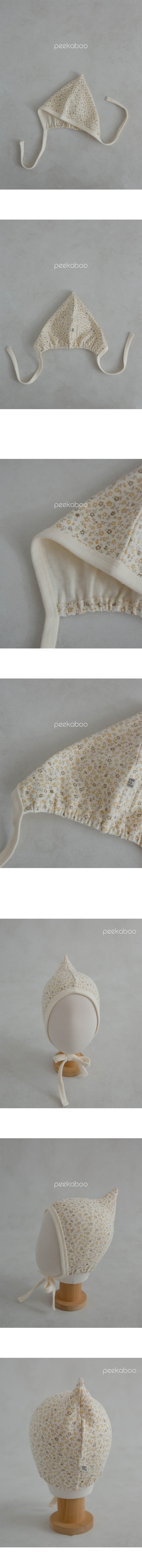 Peekaboo - Korean Baby Fashion - #babyfever - Star Flower Bonnet - 4