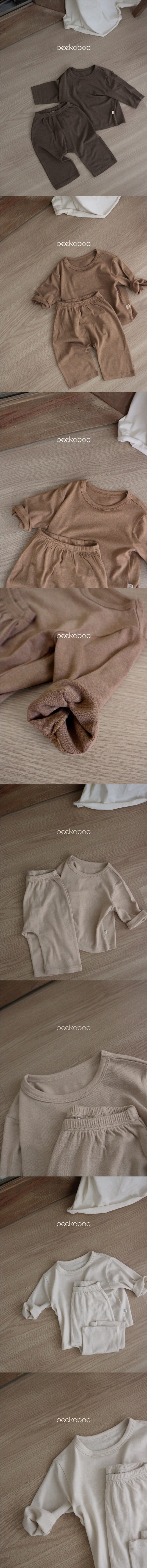 Peekaboo - Korean Baby Fashion - #babyoutfit - Soft Baby Set - 3