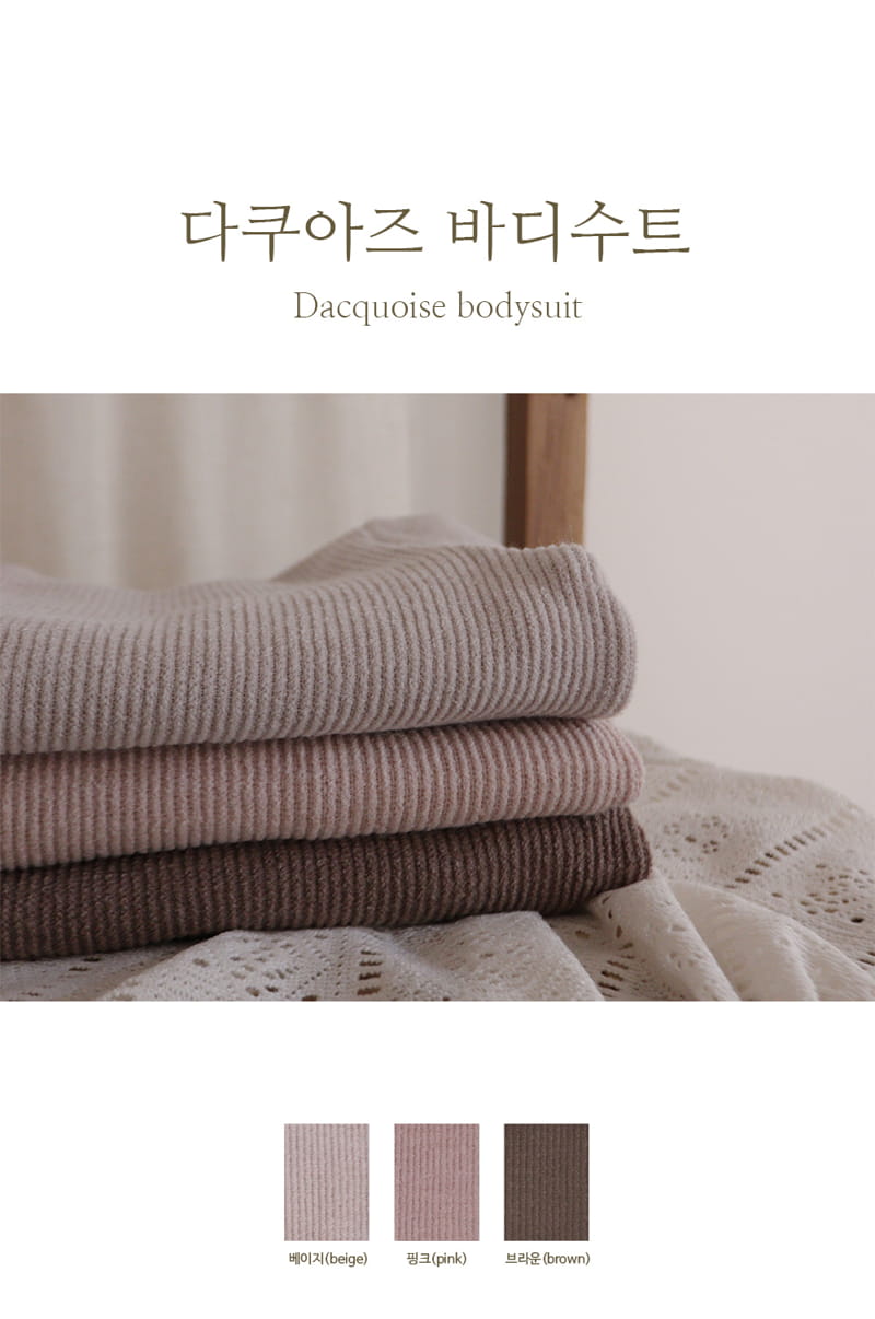 Peekaboo - Korean Baby Fashion - #onlinebabyshop - Dacquoise Bodysuit