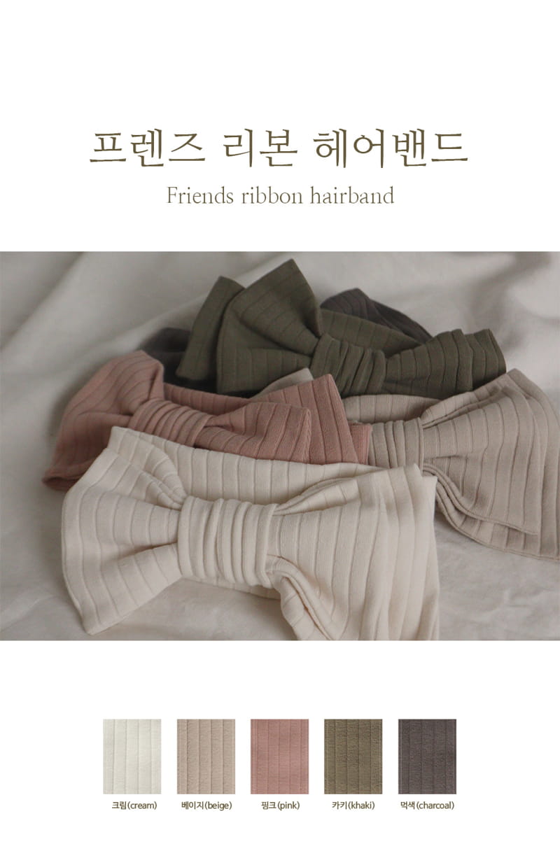 Peekaboo - Korean Baby Fashion - #smilingbaby - Friends Ribbon Hairband
