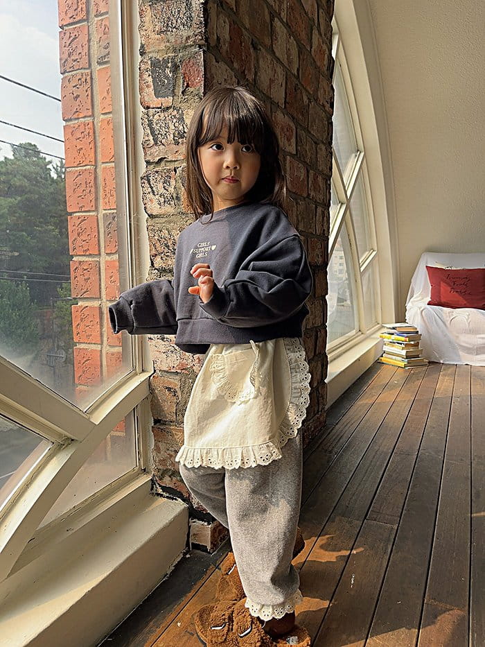 Popochichi - Korean Children Fashion - #Kfashion4kids - Crop Sweatshirt - 11