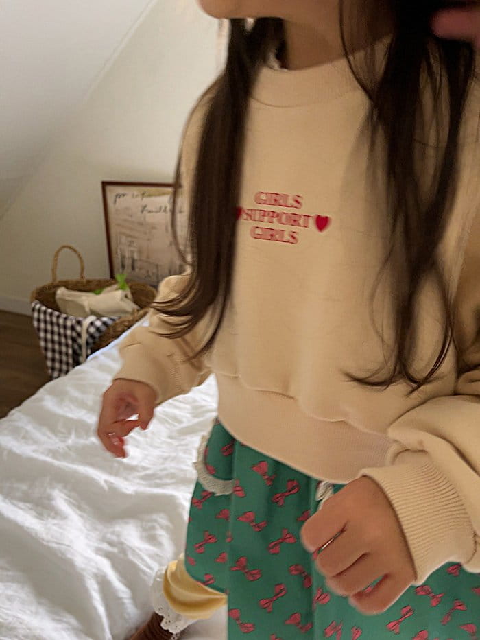 Popochichi - Korean Children Fashion - #childofig - Crop Sweatshirt - 3