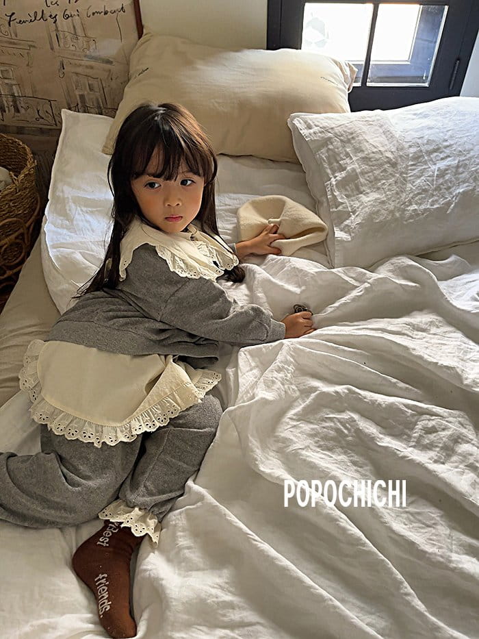 Popochichi - Korean Children Fashion - #childofig - Letter Sweatshirt