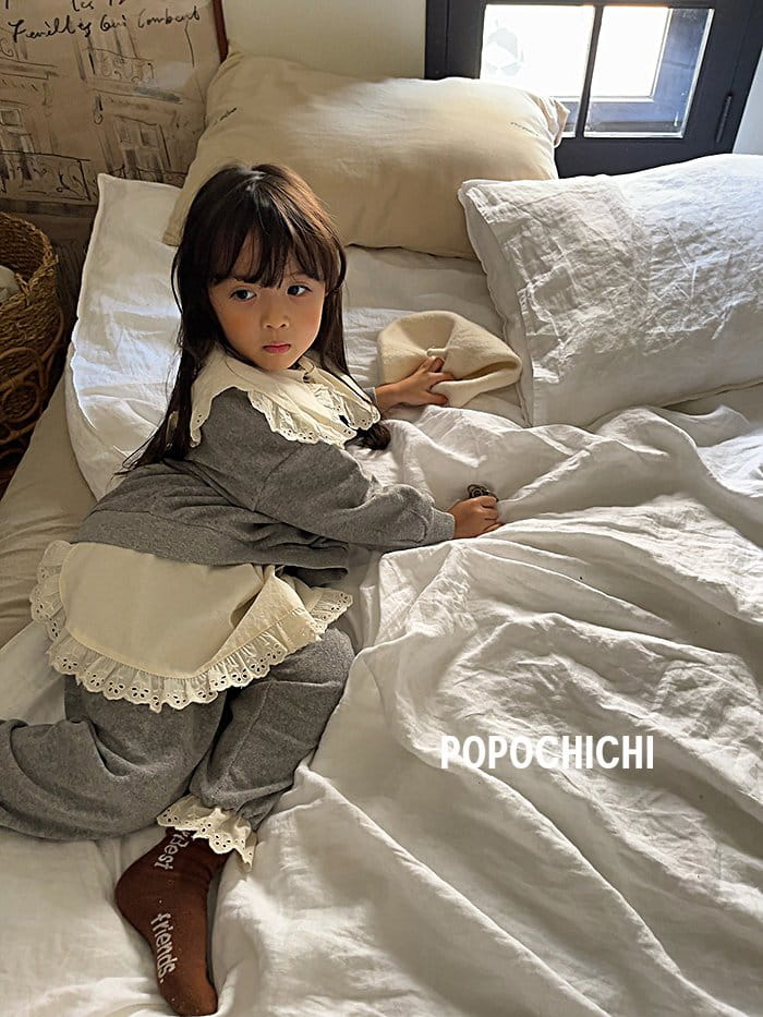 Popochichi - Korean Children Fashion - #childofig - Lace Apron - 3
