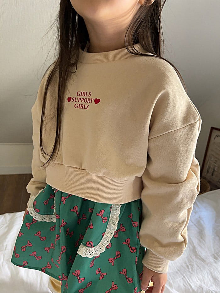 Popochichi - Korean Children Fashion - #childofig - Crop Sweatshirt - 4