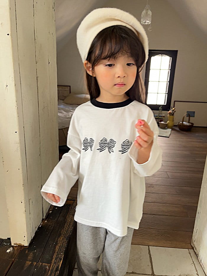 Popochichi - Korean Children Fashion - #designkidswear - Ribbon Tee - 7