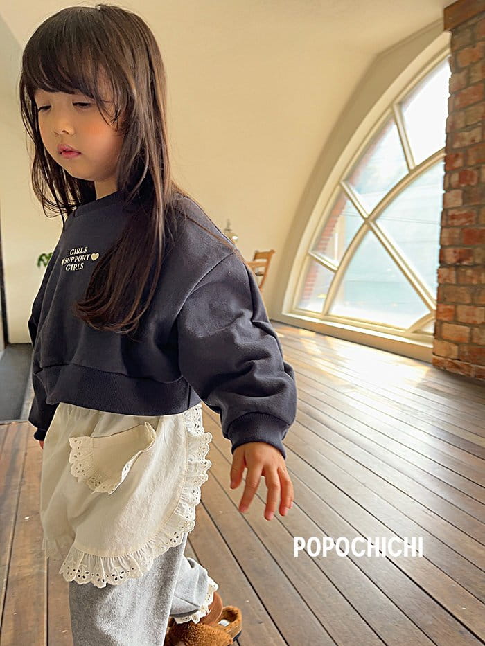 Popochichi - Korean Children Fashion - #kidsstore - Lace Apron - 9