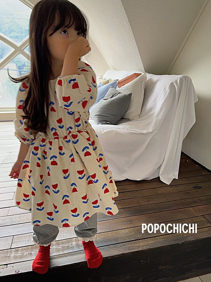 Popochichi - Korean Children Fashion - #kidzfashiontrend - Tulip One-piece - 5