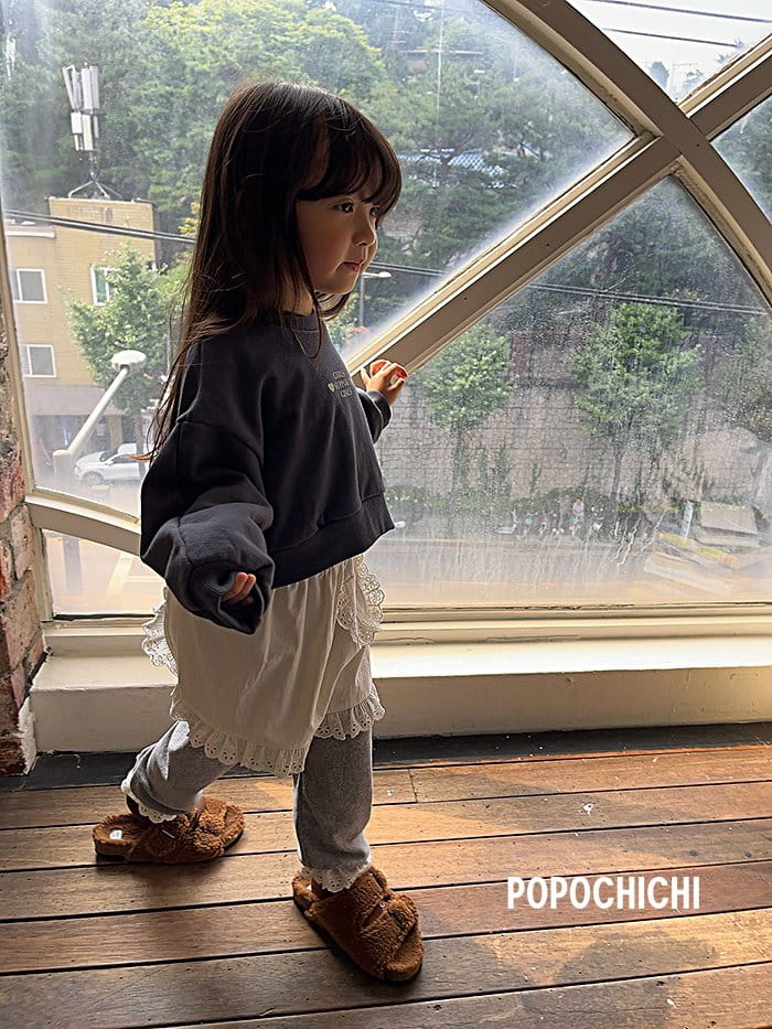 Popochichi - Korean Children Fashion - #littlefashionista - Crop Sweatshirt - 12