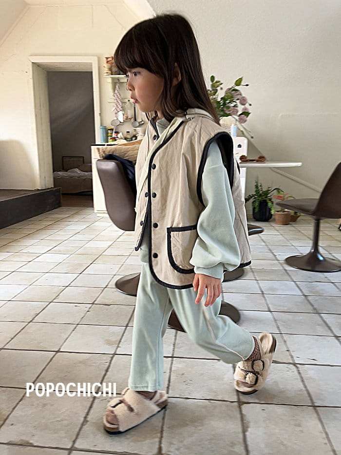 Popochichi - Korean Children Fashion - #littlefashionista - Veloure Zip-up - 4