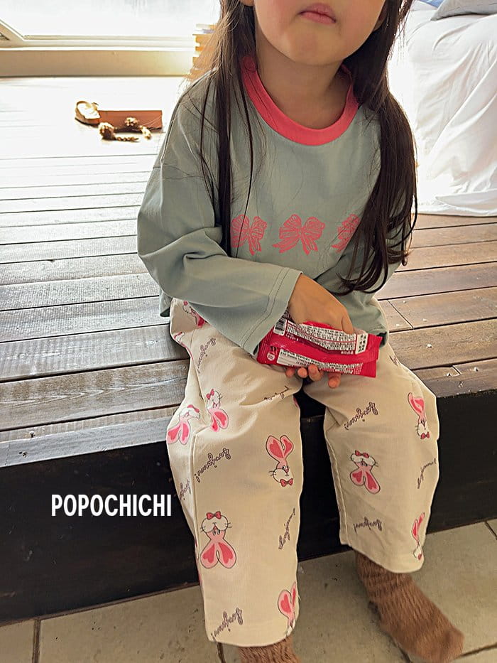 Popochichi - Korean Children Fashion - #minifashionista - Ribbon Tee - 2