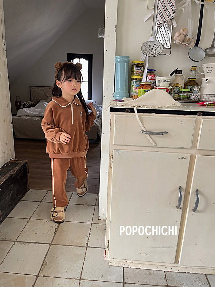 Popochichi - Korean Children Fashion - #minifashionista - Veloure Zip-up - 5