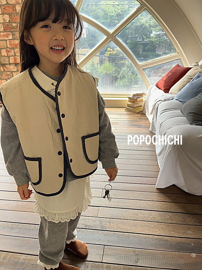 Popochichi - Korean Children Fashion - #toddlerclothing - Multi Vest - 6