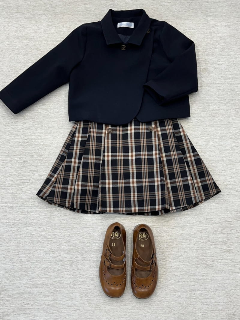 Pourenfant - Korean Children Fashion - #kidzfashiontrend - Lena Wrinkle Skirt - 8