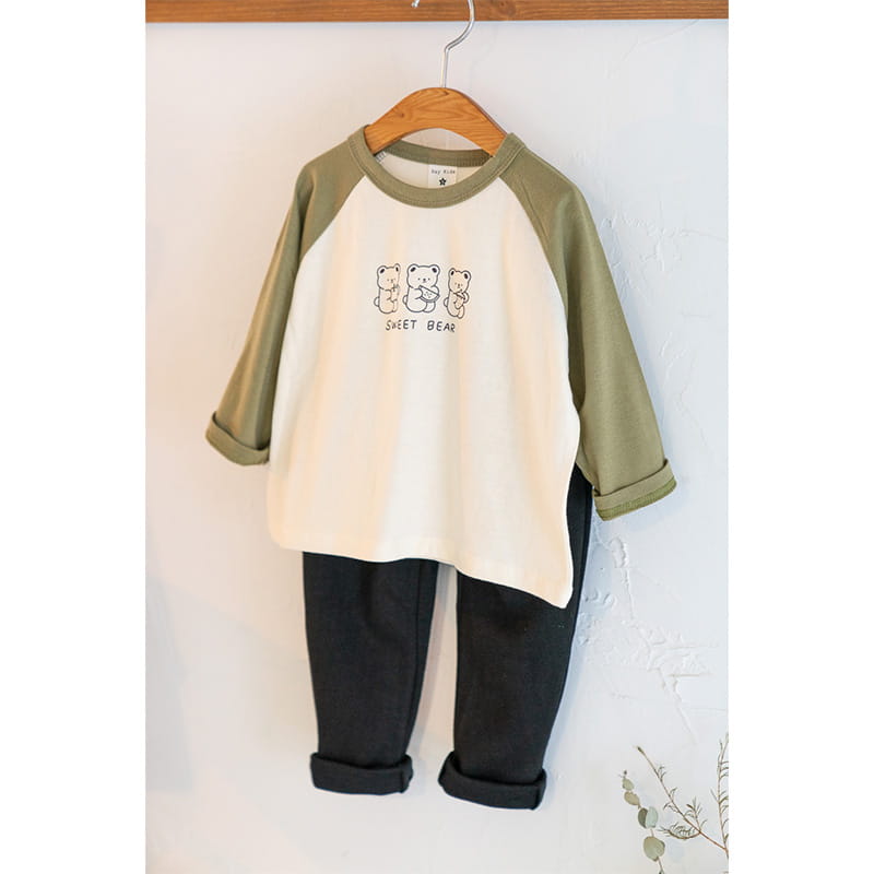Raykids - Korean Children Fashion - #designkidswear - Sweet Bear Tee - 5