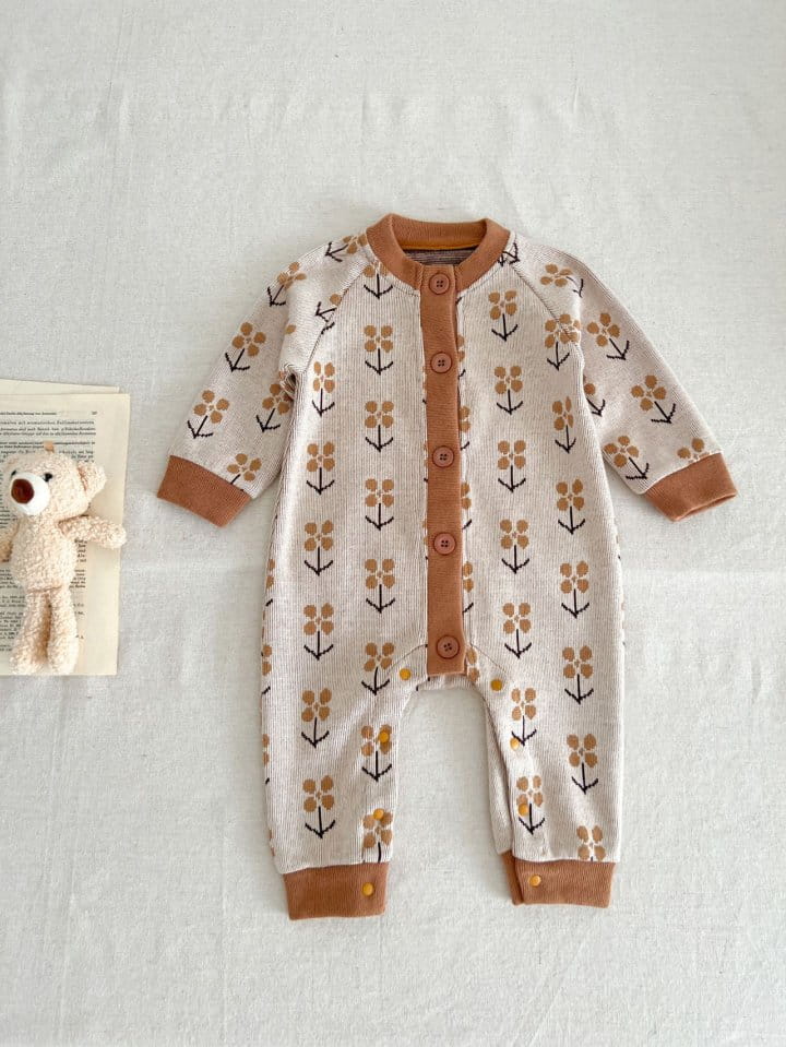 Reve Kid - Korean Baby Fashion - #babyoutfit - Pattern Bodysuit