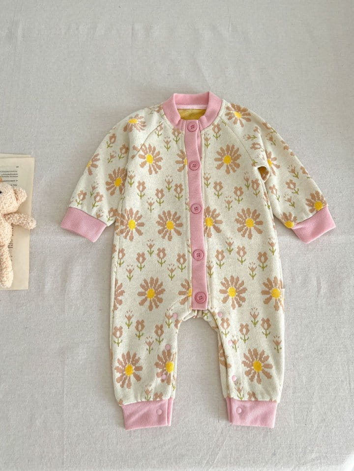 Reve Kid - Korean Baby Fashion - #babywear - Pattern Bodysuit - 2