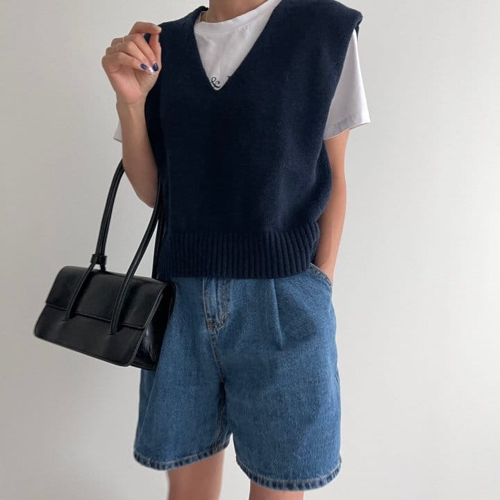 Ripple - Korean Women Fashion - #shopsmall - Toy Knit Vest - 6